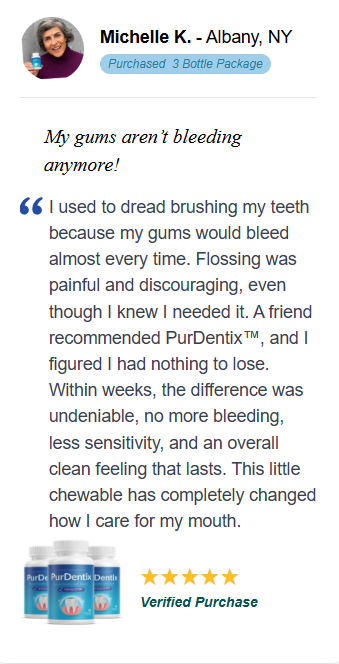 PurDentix oral probiotic customer success story